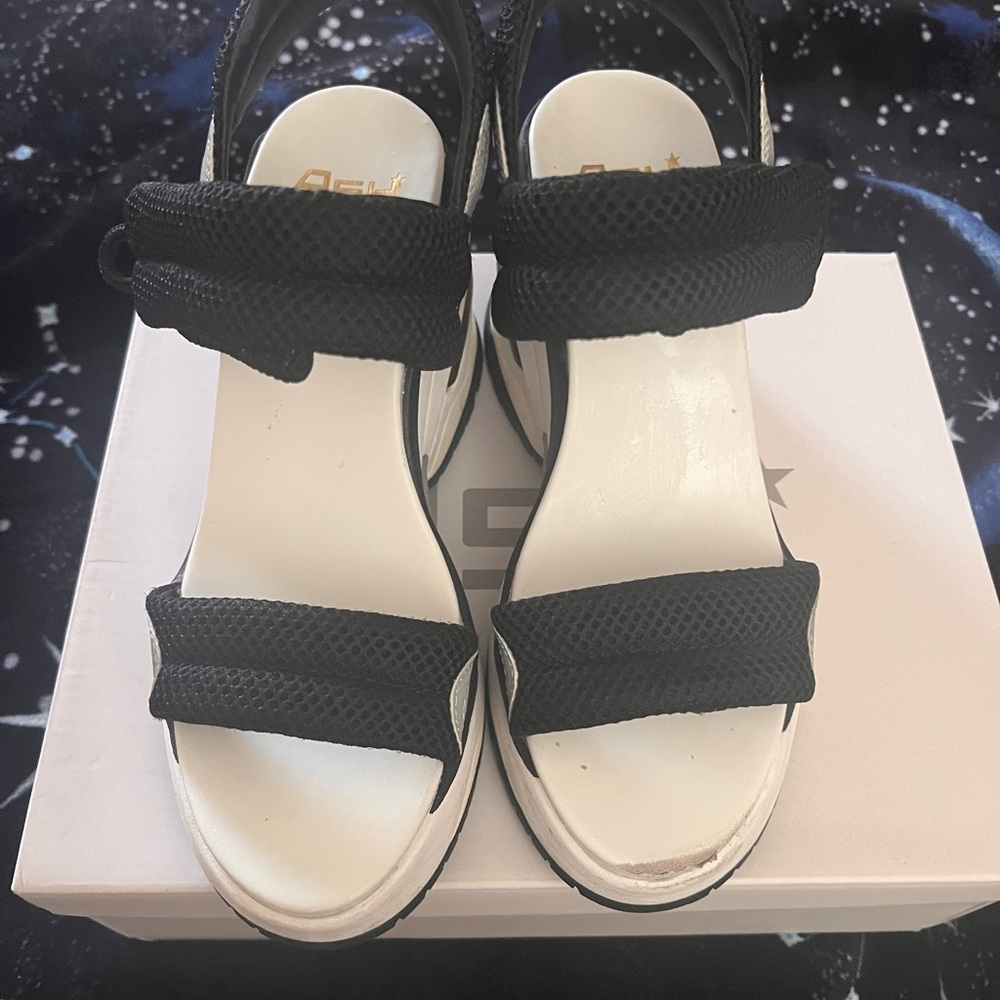 Ash Black and White Women's Sandals